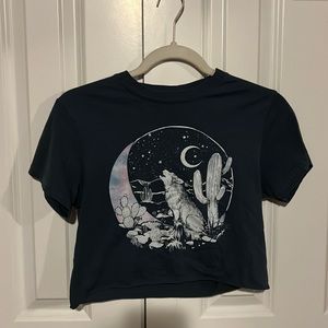 Blue Crop Top, Size XS